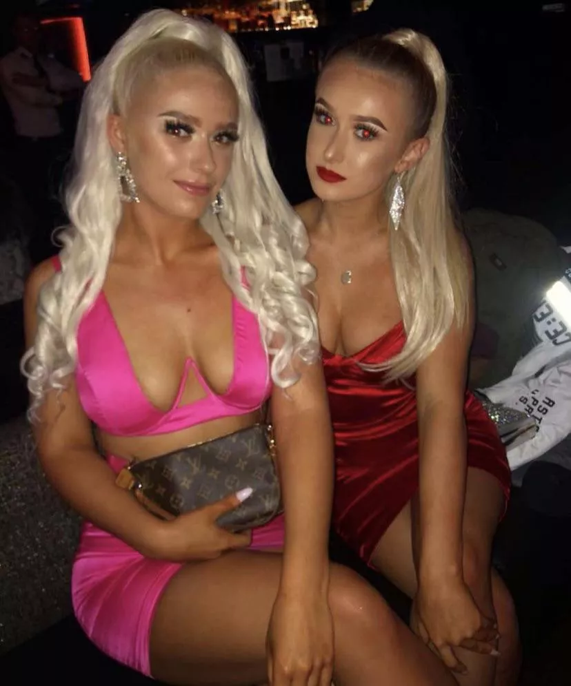 Red or pink which one you taking first?