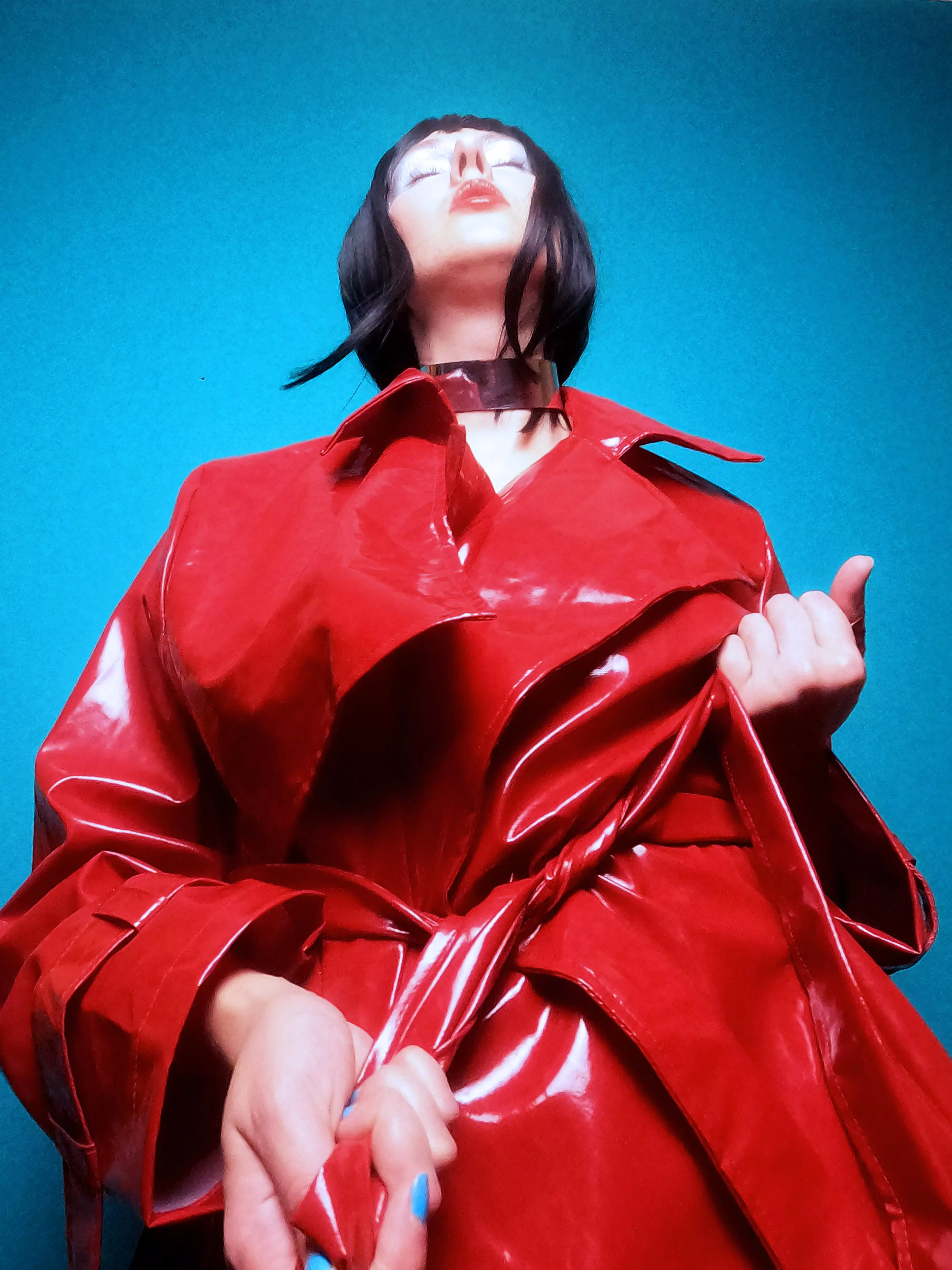 Red vinyl priestess [OC]