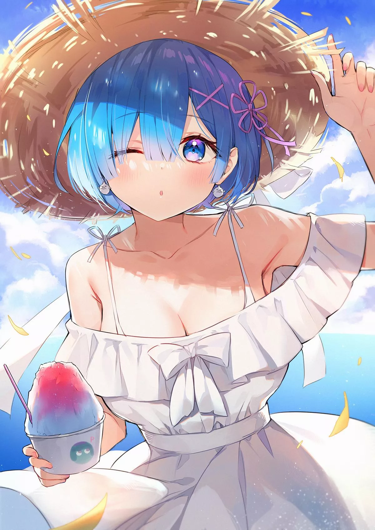 Rem at the beach [Re:Zero]