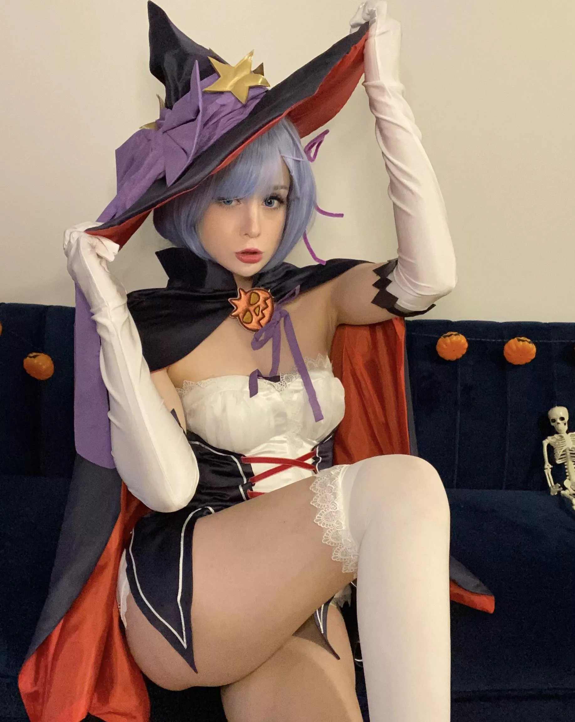 Rem witch cosplay🥰