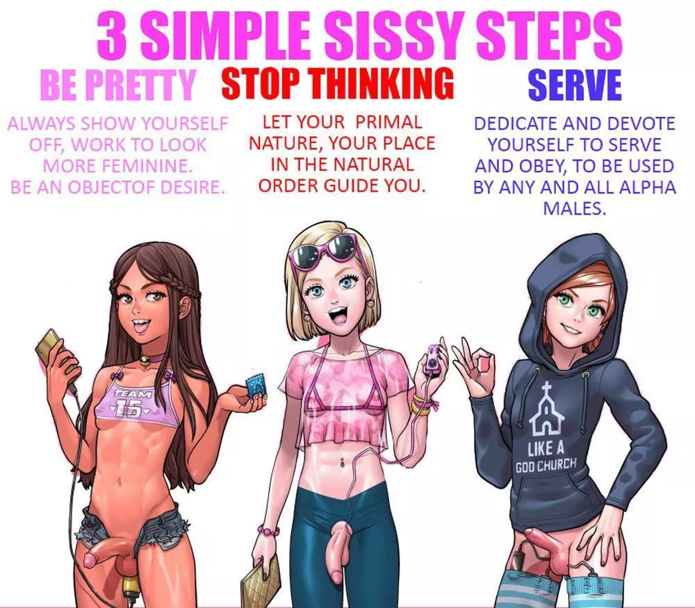 Remember your 3 steps!