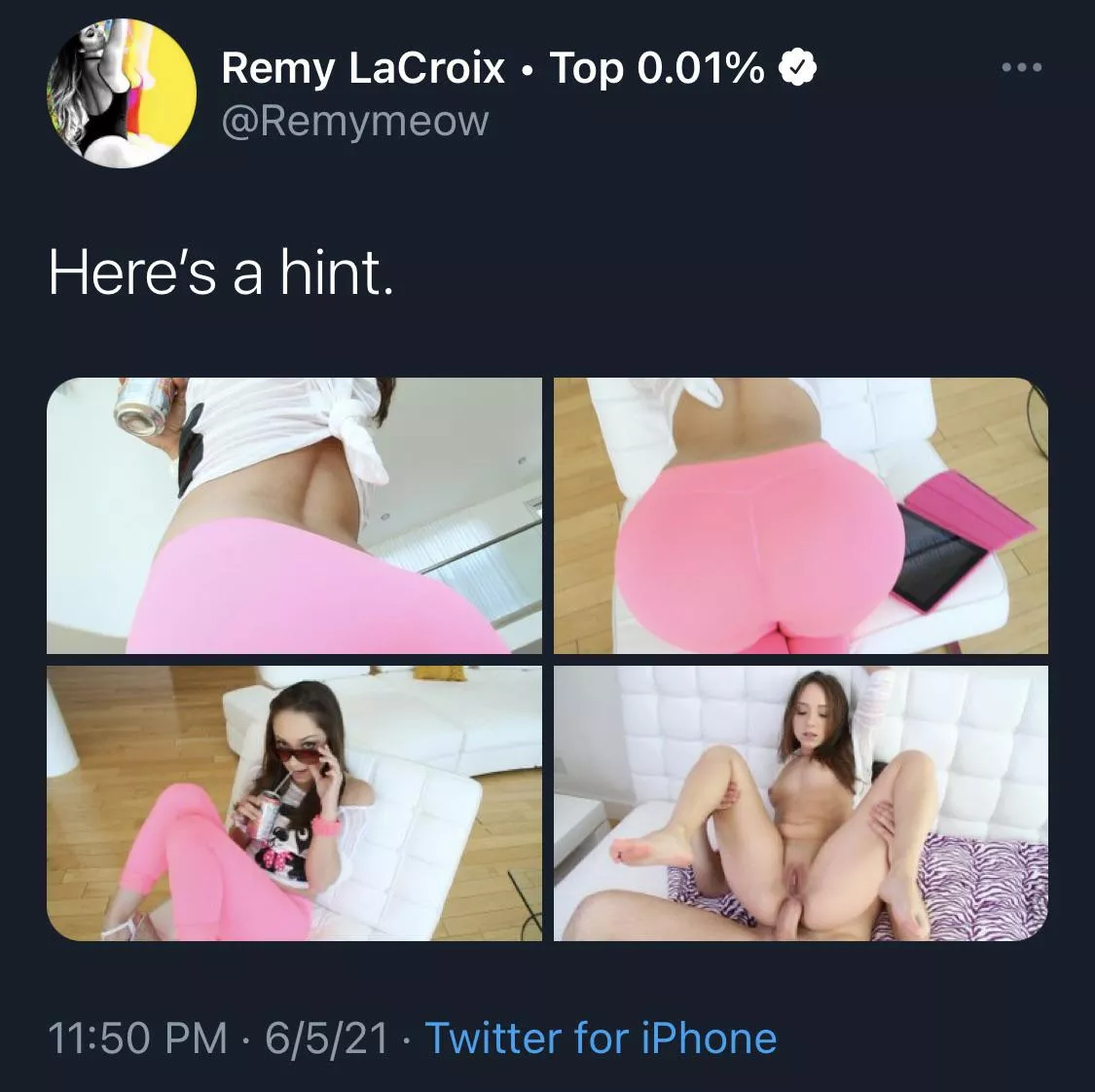 Remyâ€™s comeback scene could be with bangbros