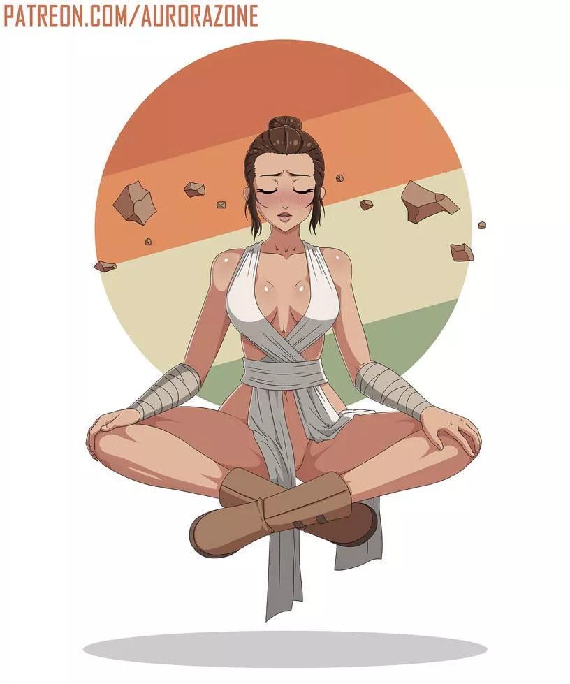 Rey Meditating (Aurora-Zone)