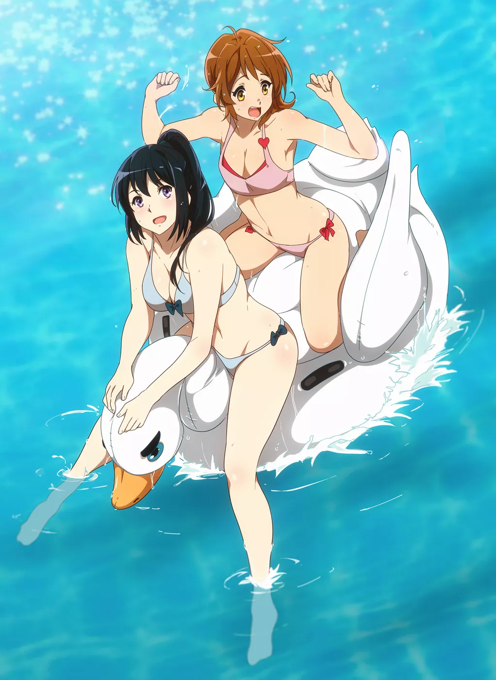 Ride that surly waterfowl. [Hibike! Euphonium]