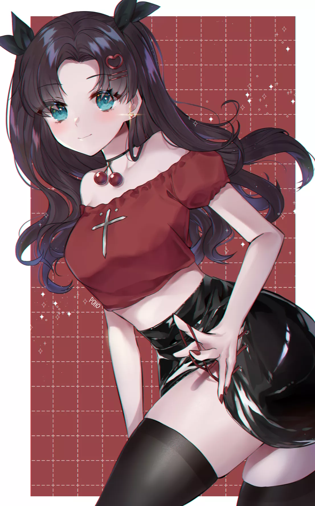 Rin showing off her Absolute Territory