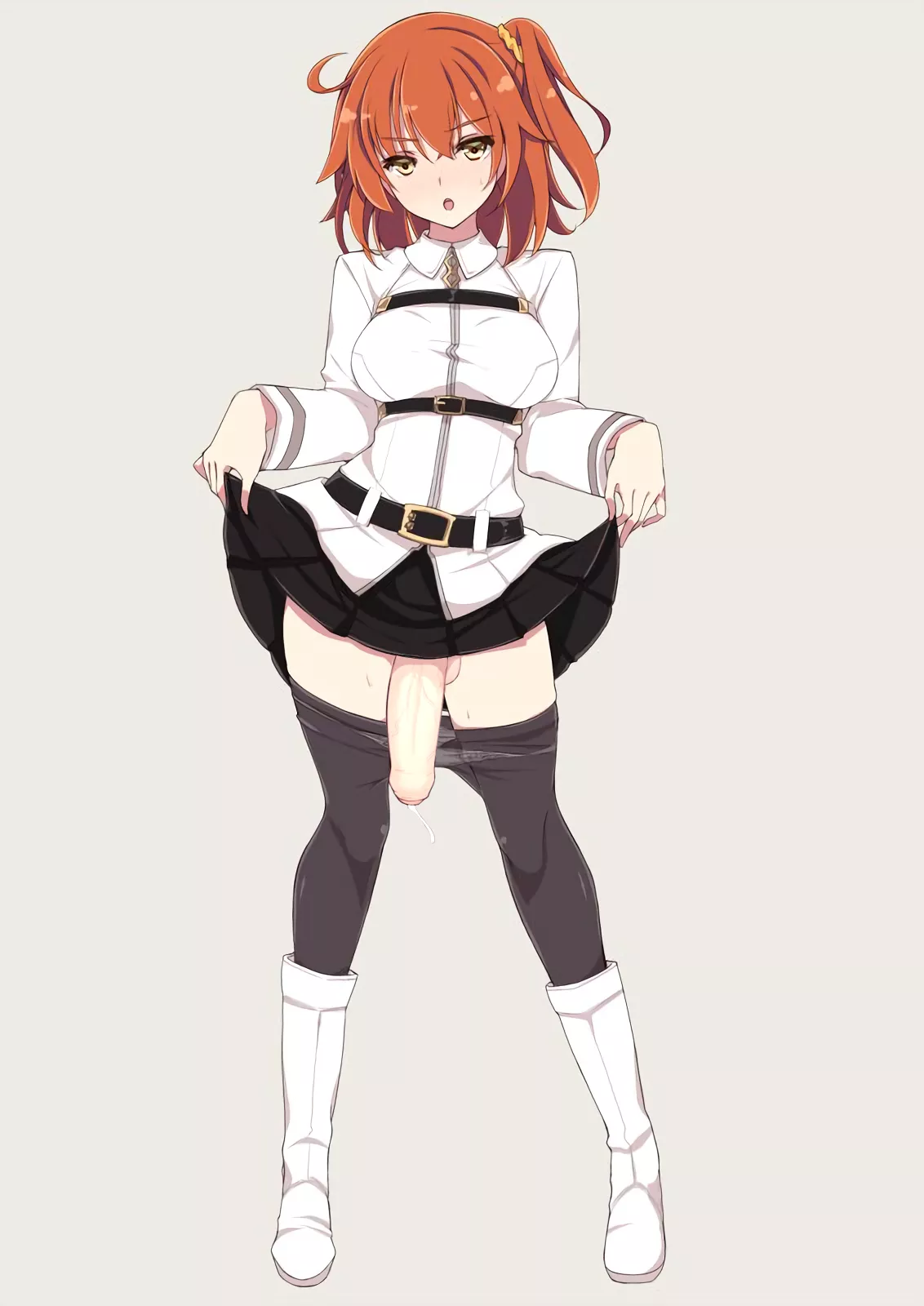 Ritsuka Skirt Lift Edit (Mutou Kurihito) [Fate]