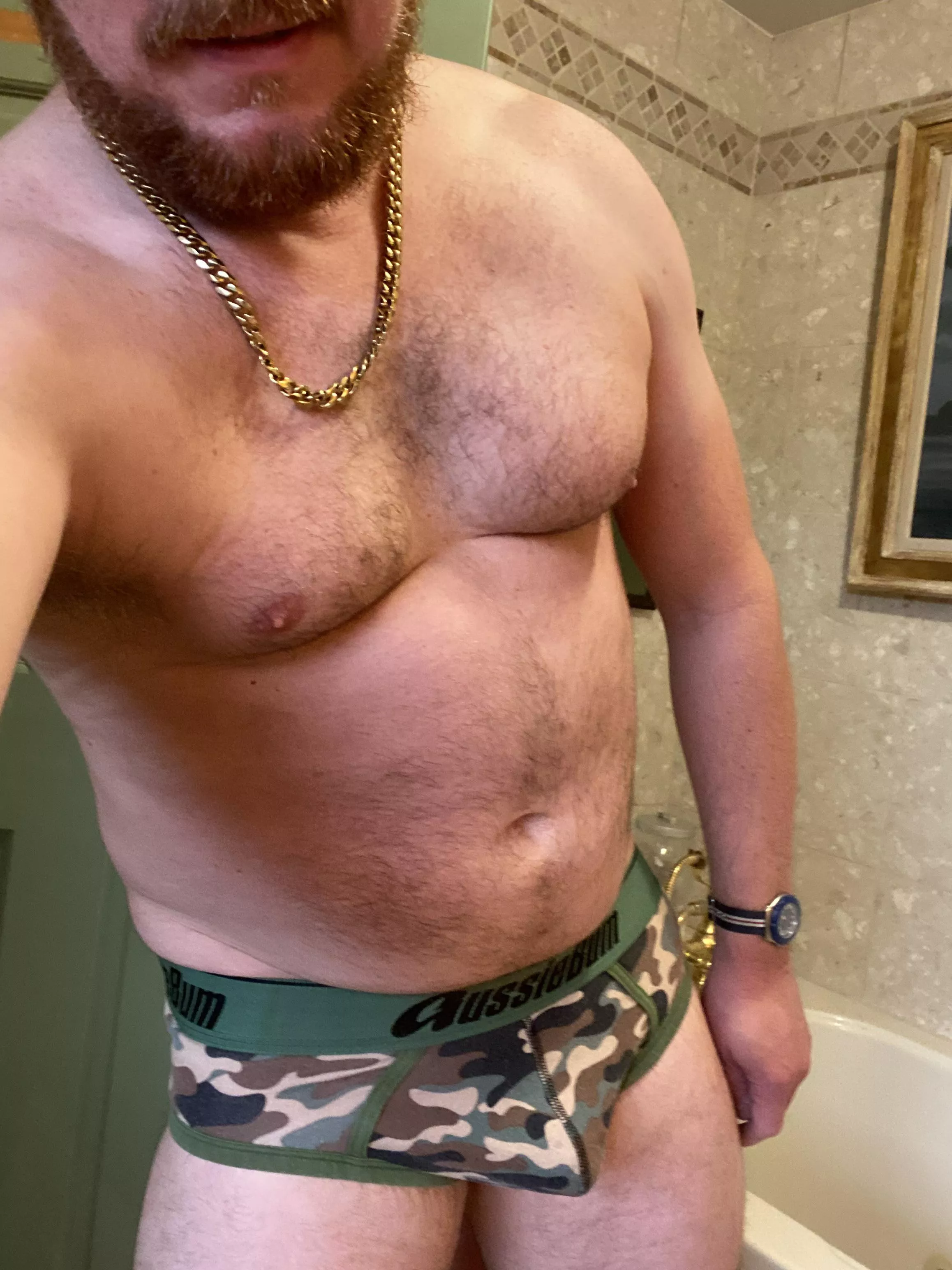 Rockinâ€™ the camo on Tighty Tuesday