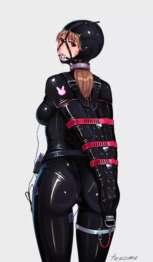 Rubber slave D.Va (tesomu)[Overwatch]