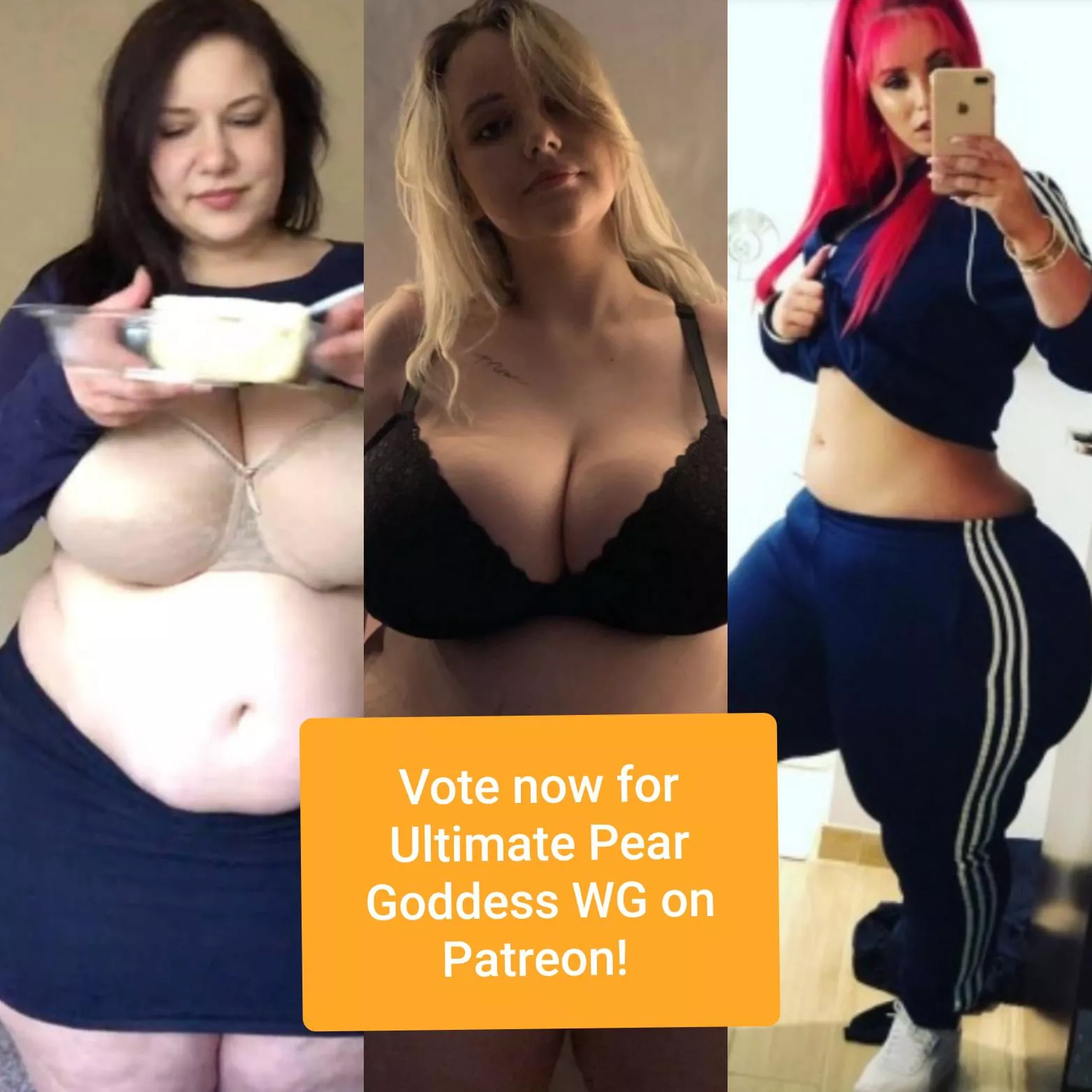 Running a Pear Queen Patreon Poll to see who's gonna get drawn to 800lbs. Randalin vs Mal and Jexka.