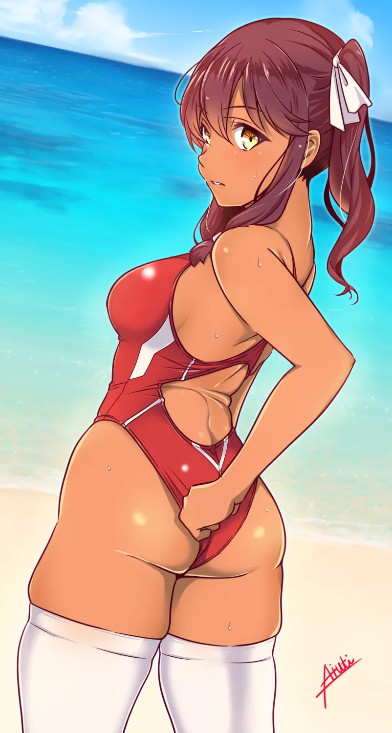 Saiga-12 Red Swimsuit (Aiuti) [Girls Frontline]