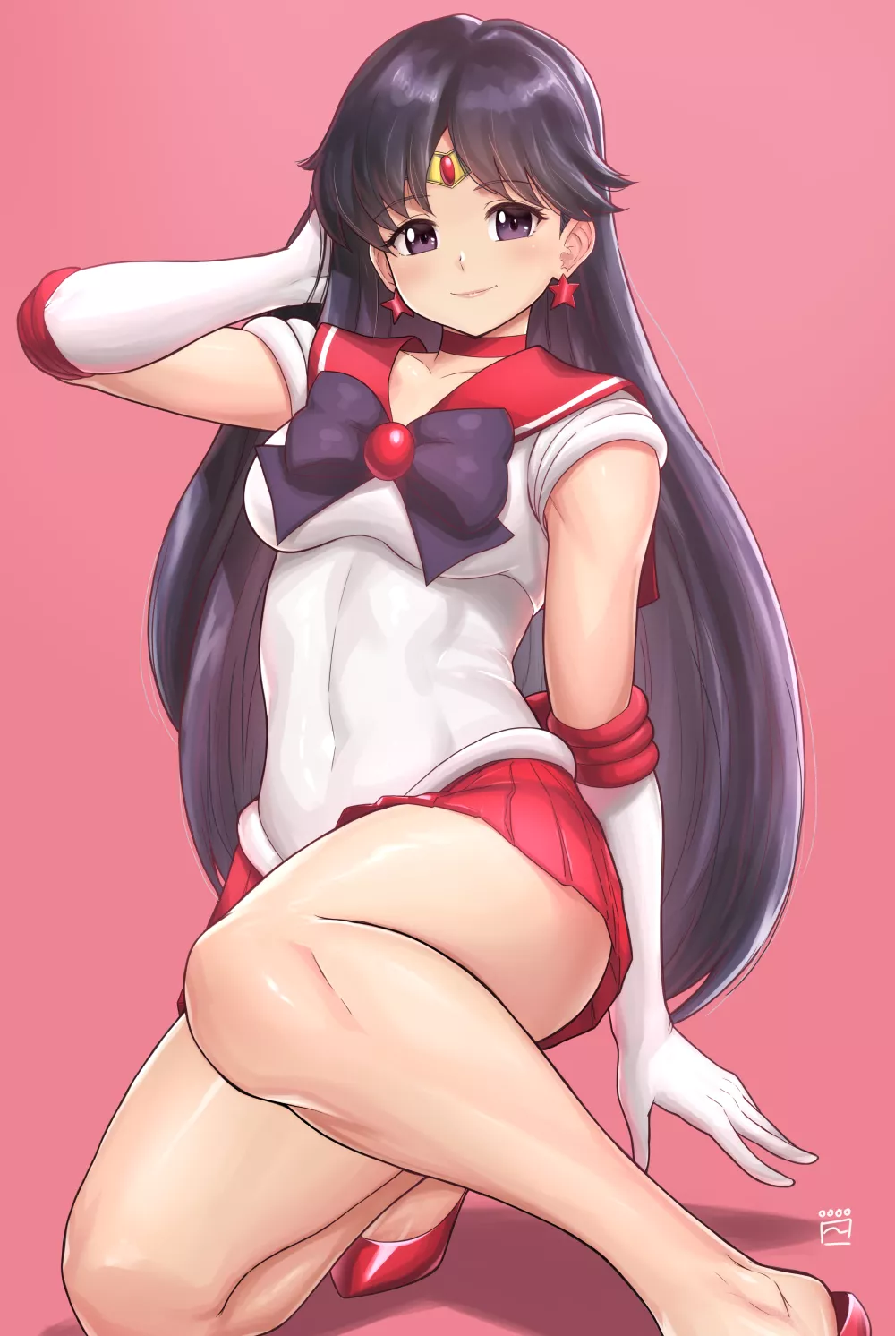 Sailor Mars Standing Up Gracefully (Finalcake) [Sailor Moon]