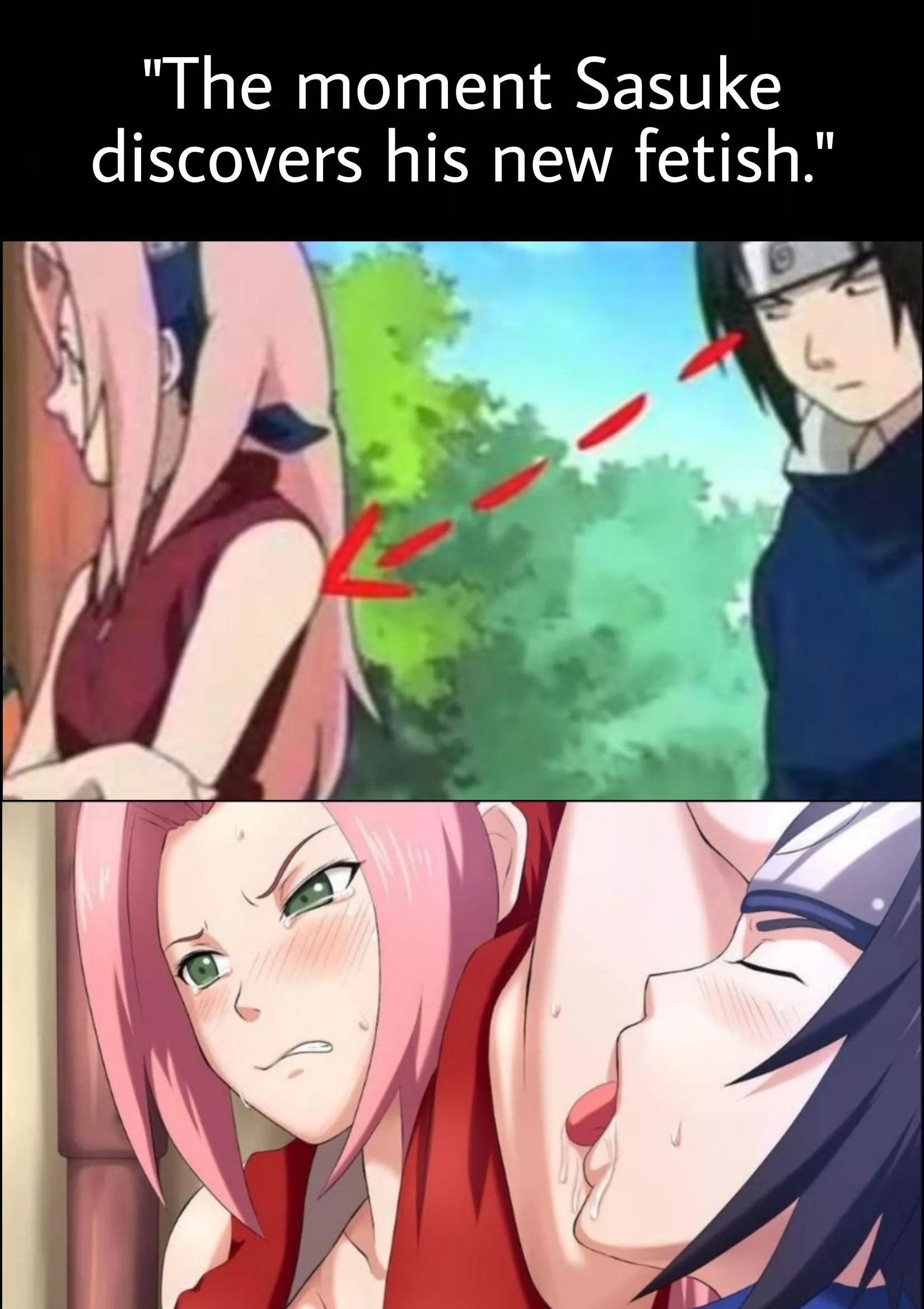 Sakura armpits meme [Naruto]