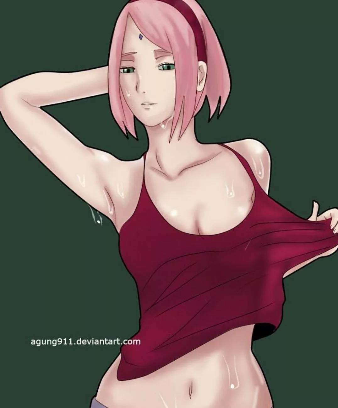 Sakura Haruno (Armpit Showing)[Agung911]