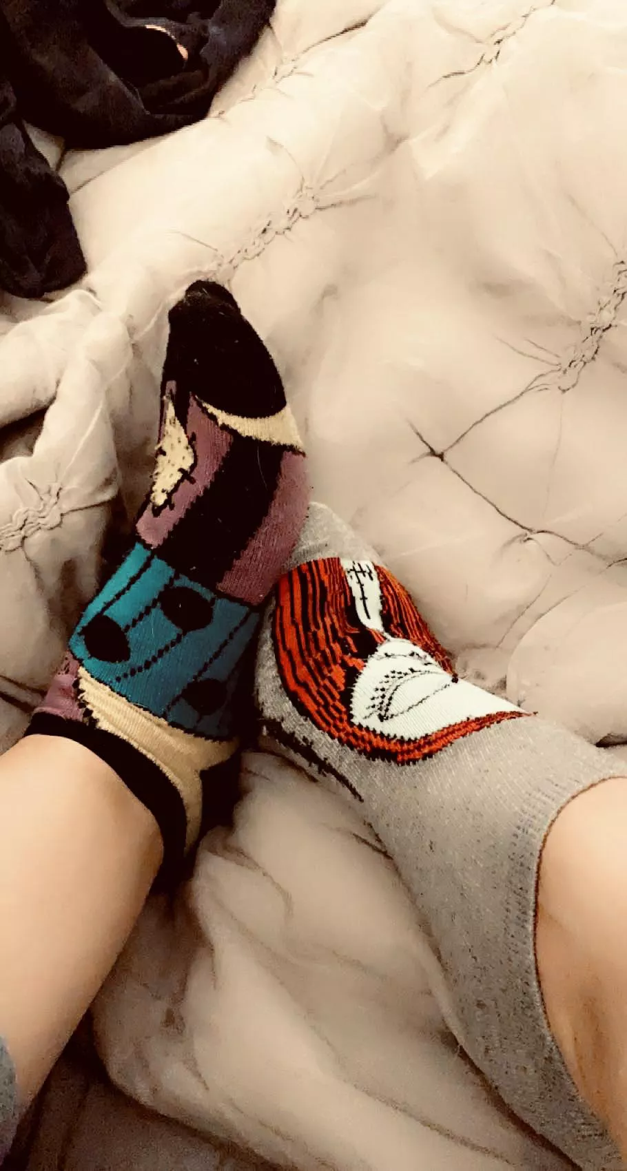 Sally from NBC socks 😝🖤 [f]