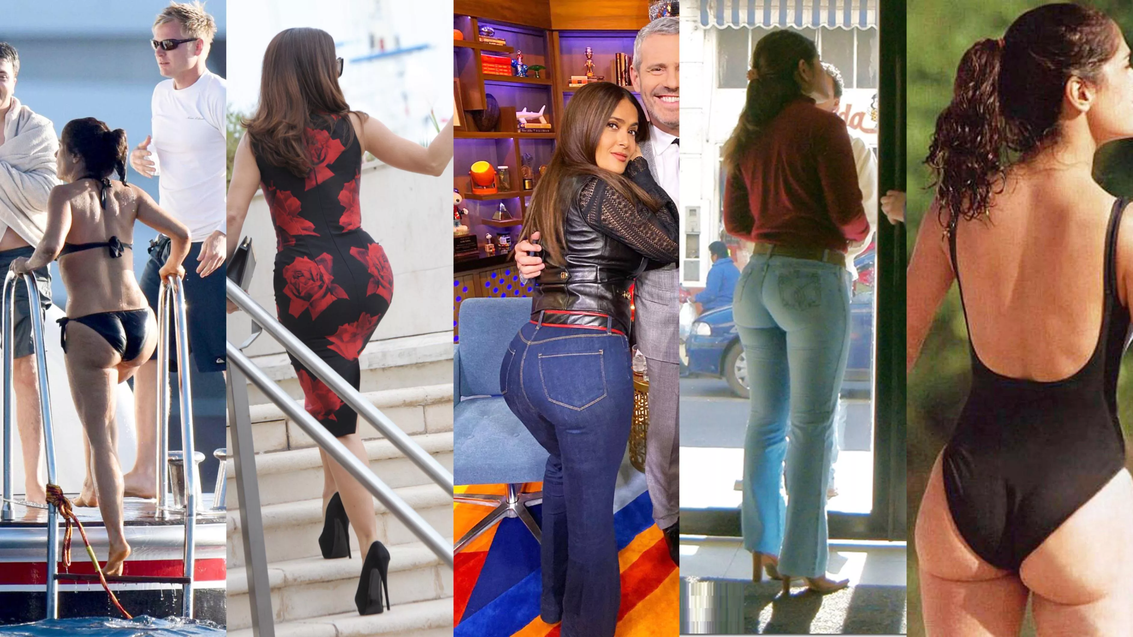 Salma Hayekâ€™s boobs are awesome but her ass deserves as much attention.