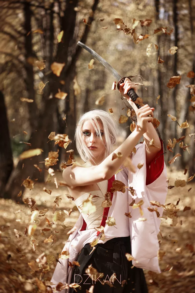 Samurai Ciri cosplay photoshoot by Dzikan (witcher/original)