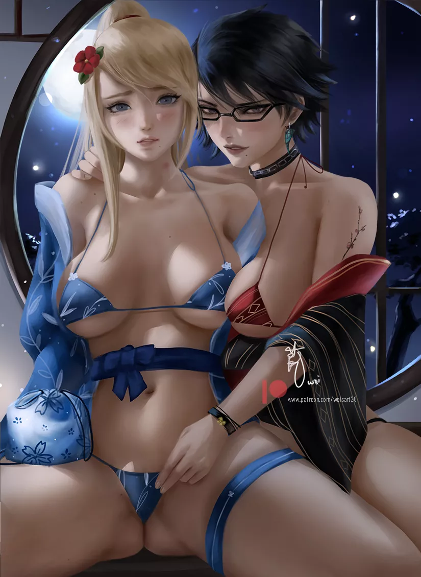 Samus and Bayonetta (Wei)