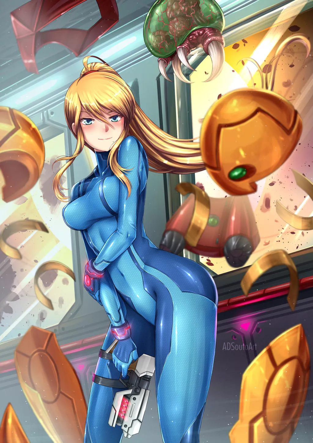 Samus Aran Bounty Hunter (Adsouto) [Metroid]