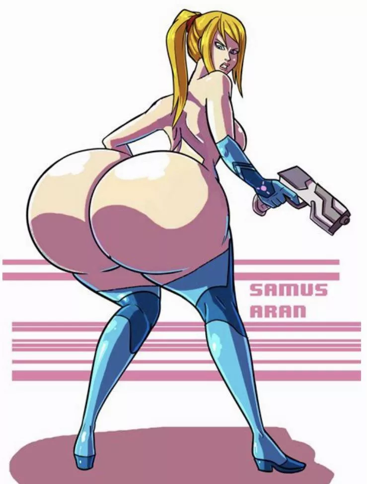 Samus ass cheeks