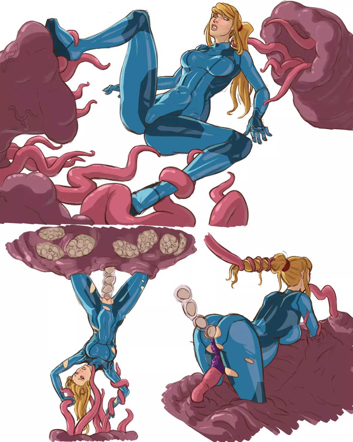 Samus's Tentacle Monster Adventure (Kataaoyoc) [Metroid]