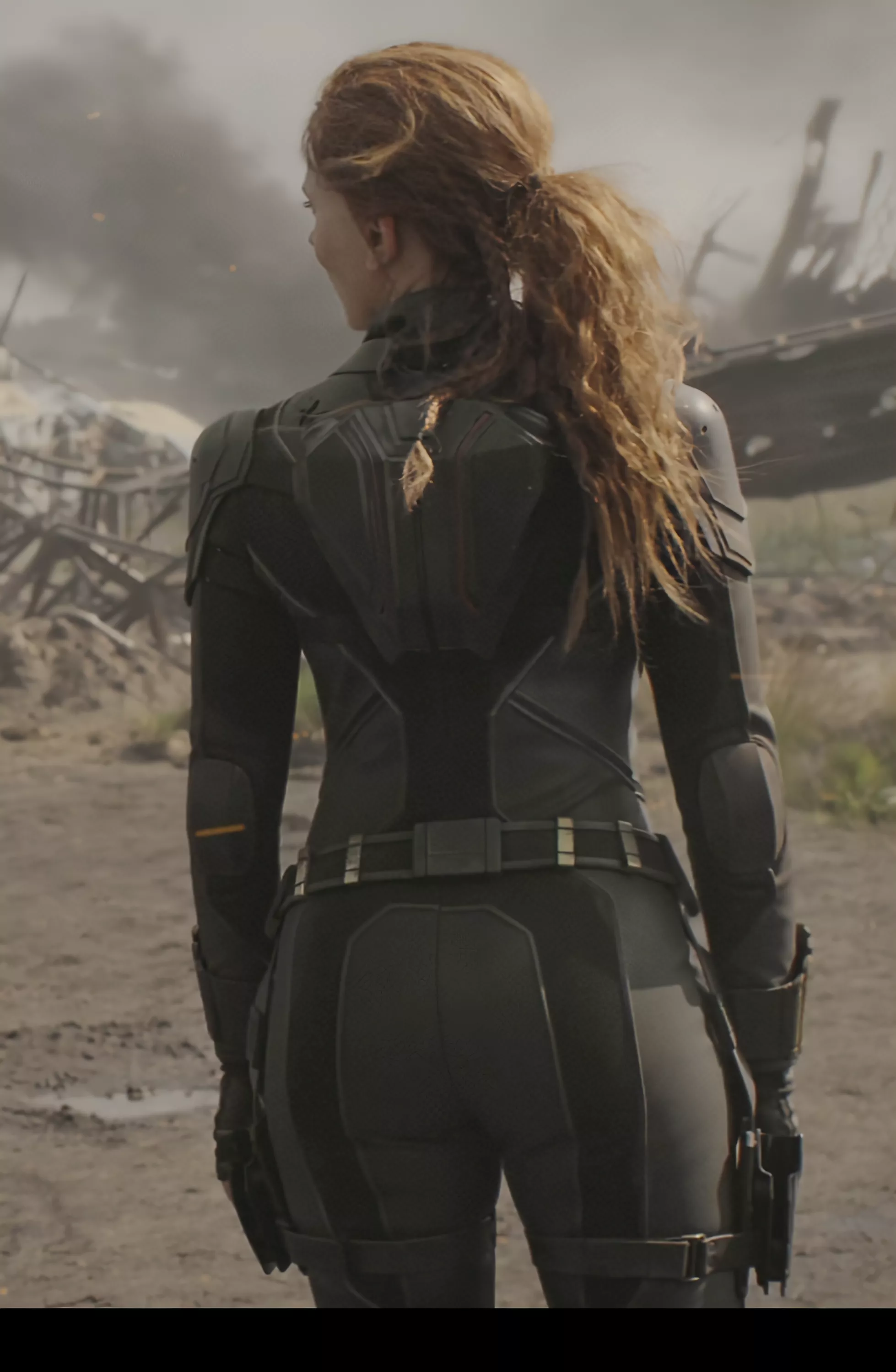 Scarlett Johansson's ass looked good in that Black Widow outfit