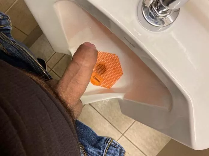 Seem to always get a boner at the urinal