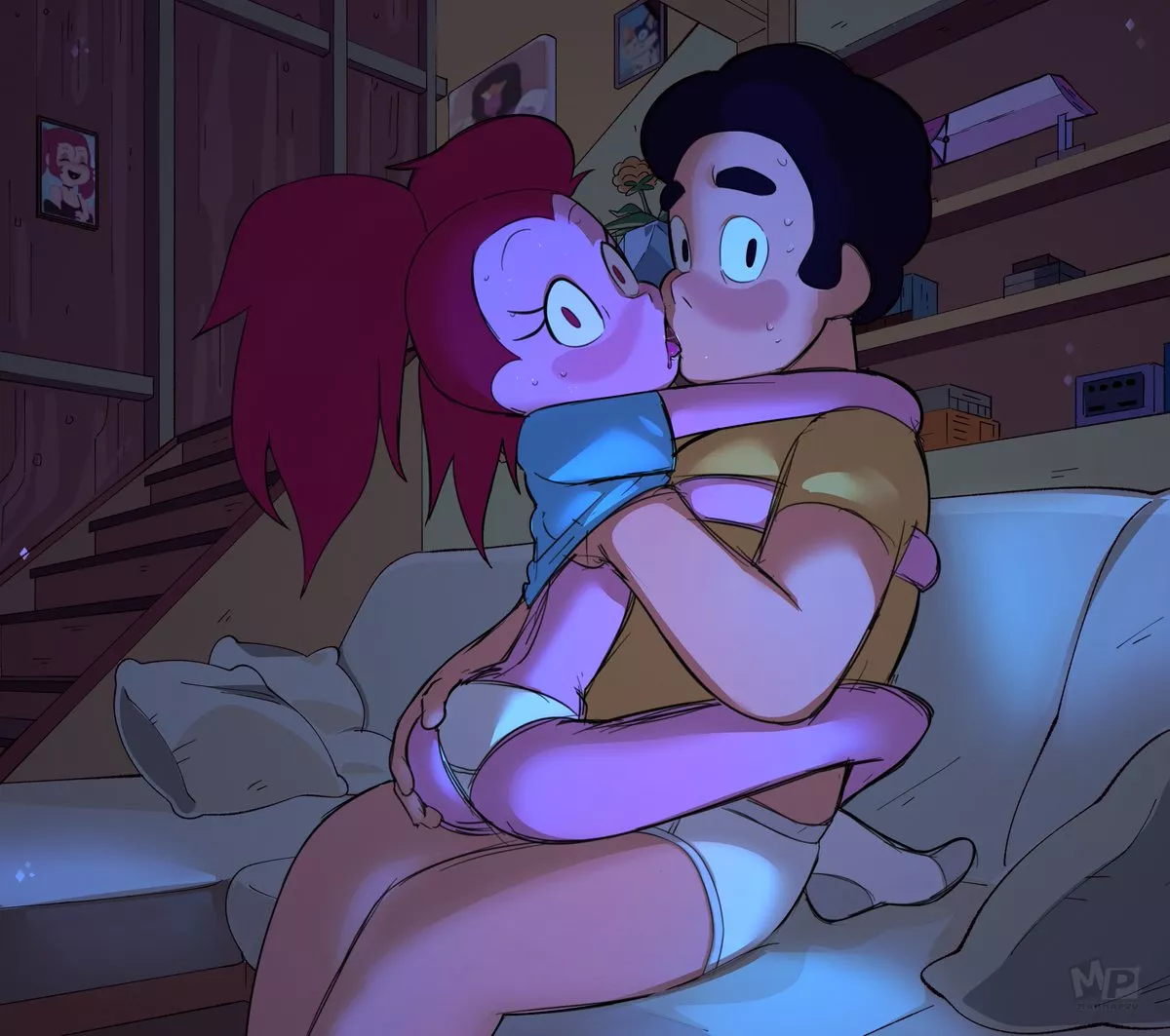 seems like Steven is finally giving spinel the attention she craved.