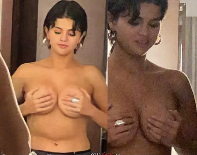 Selena Gomez Hand Bra