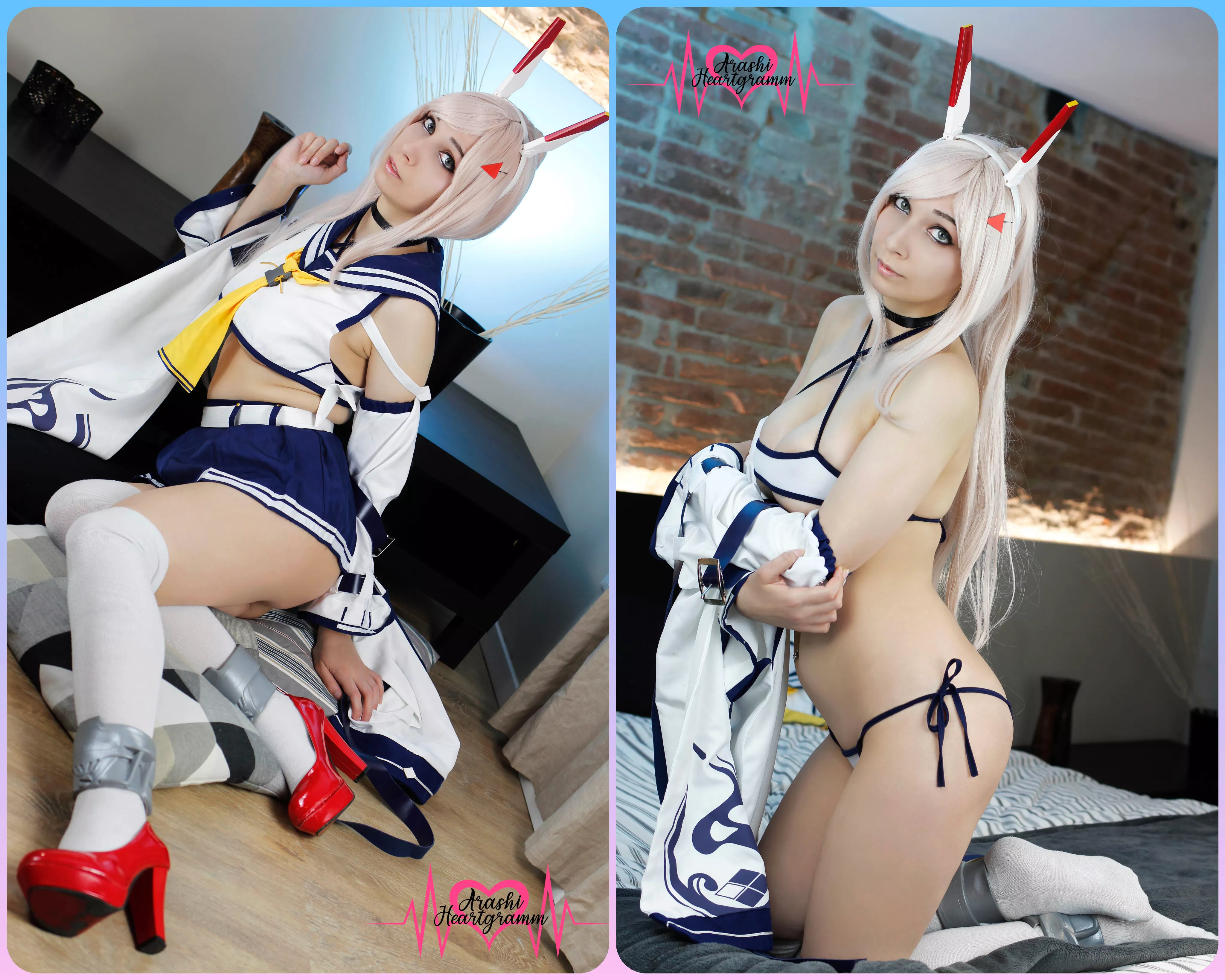 [SELF] Ayanami from AzurLane On/Off by Arashi Heartgramm