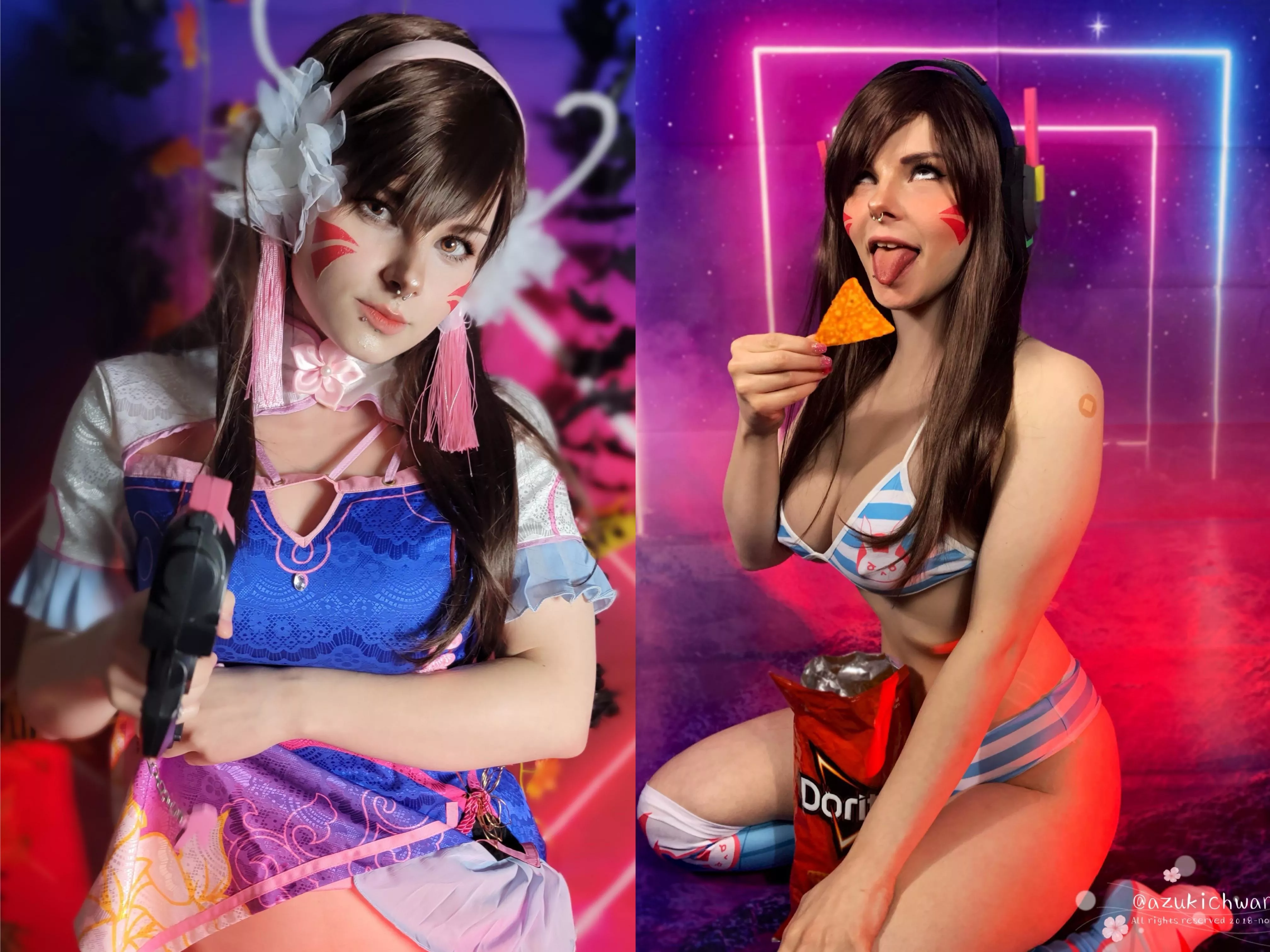 [self] D.Va From Overwatch By Azukichwan