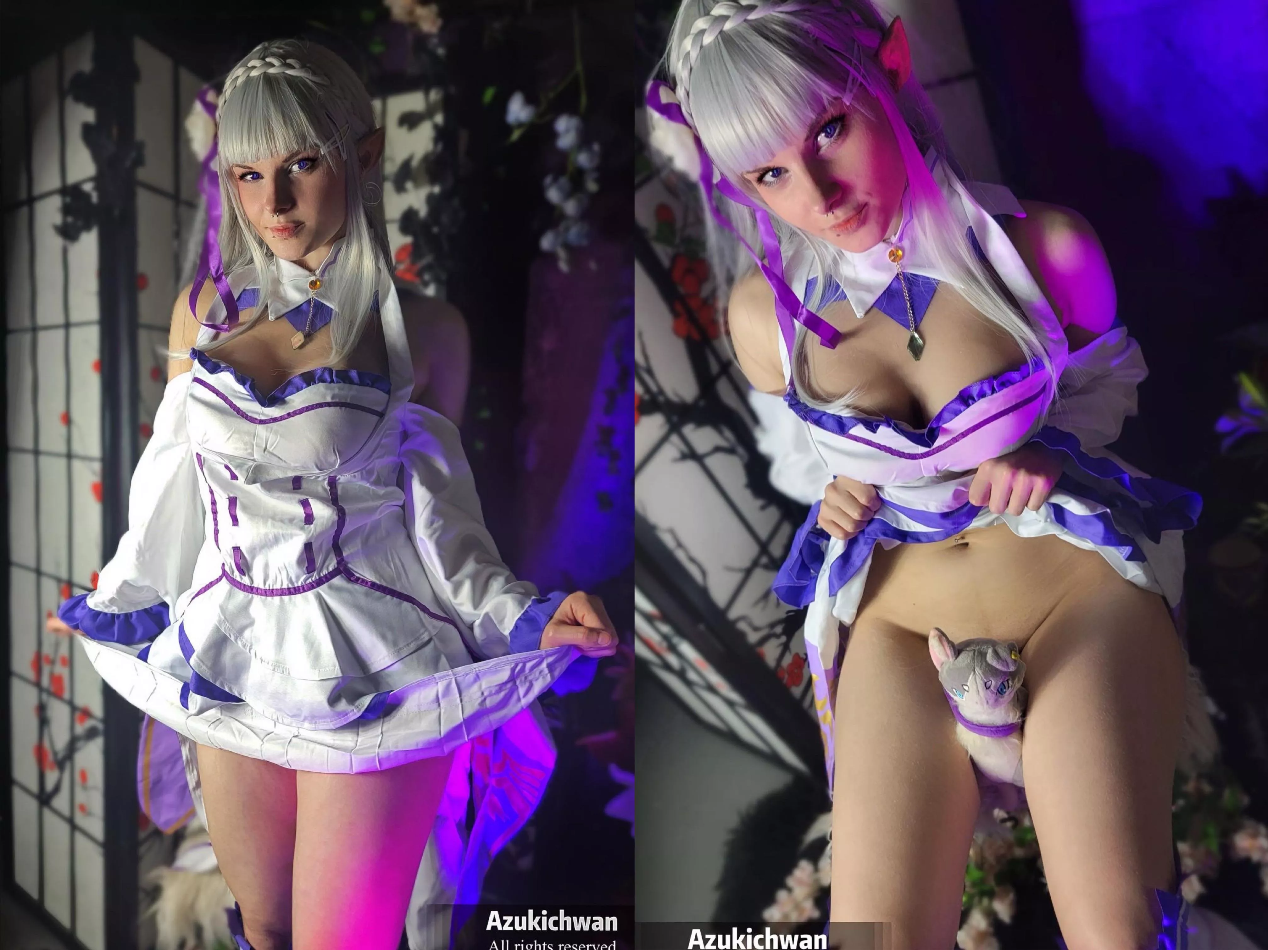 [self] Emilia From Re:Zero By Azukichwan