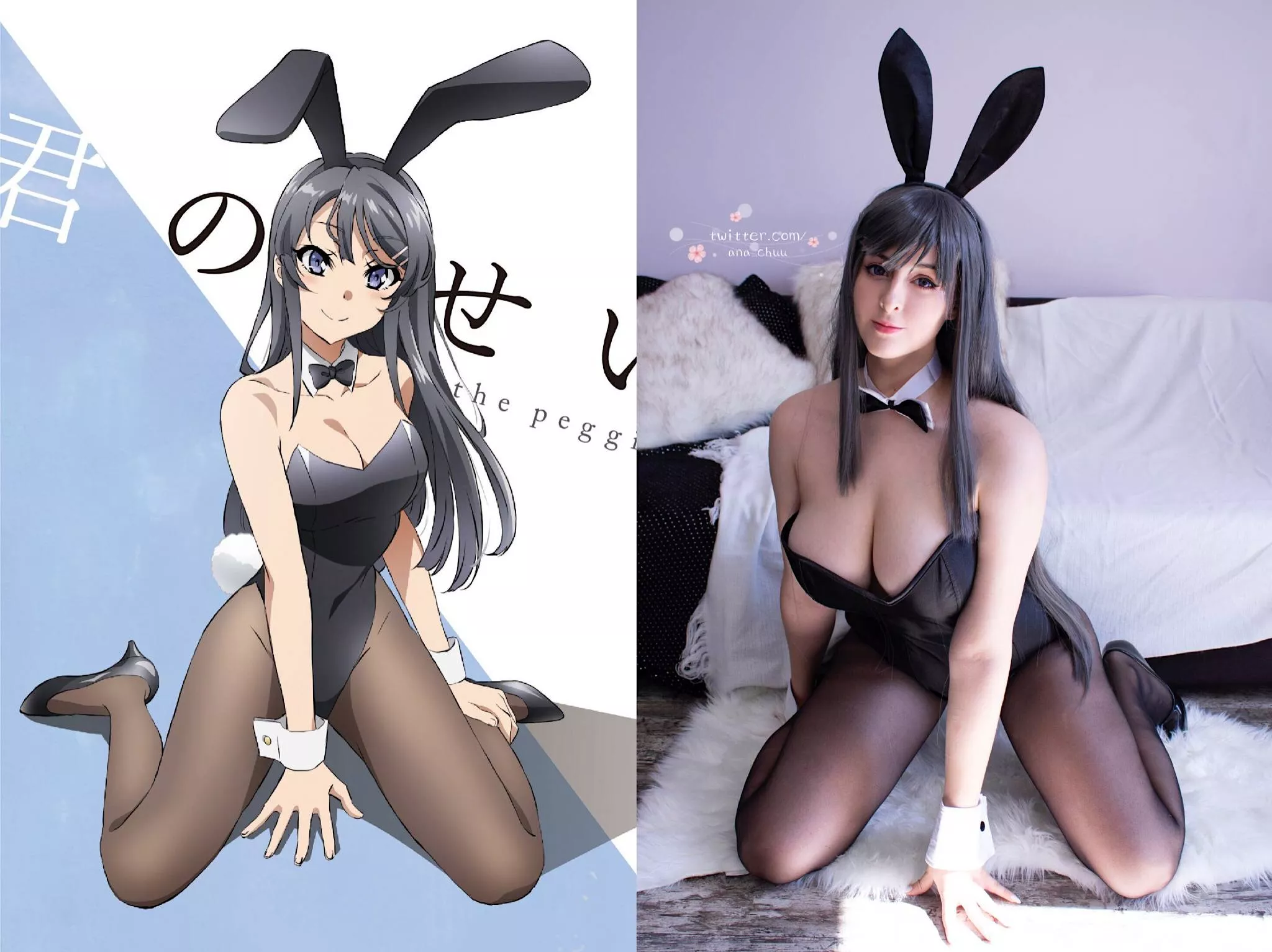 [SELF] Mai Sakurajima side by side by Ana Chuu~.