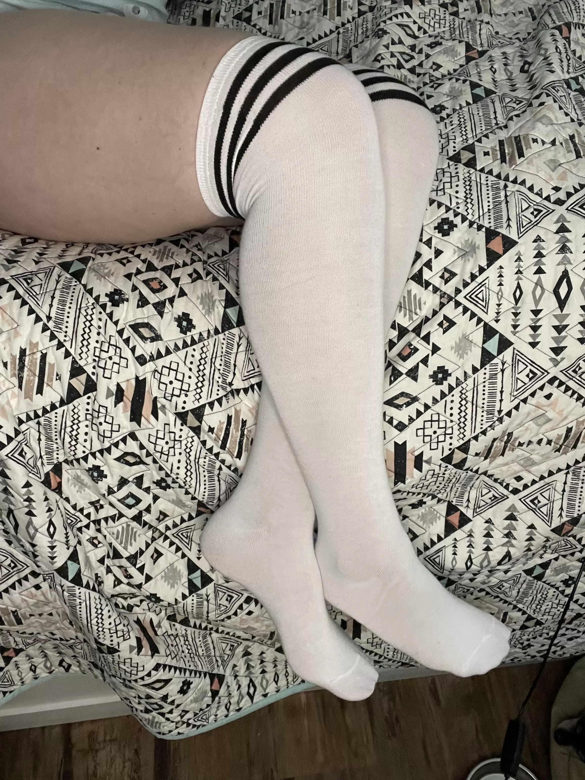 [Selling] Knee highs or ankle socks? Iâ€™ve got both! All socks are vacuum sealed with free shipping and tracking in the US.