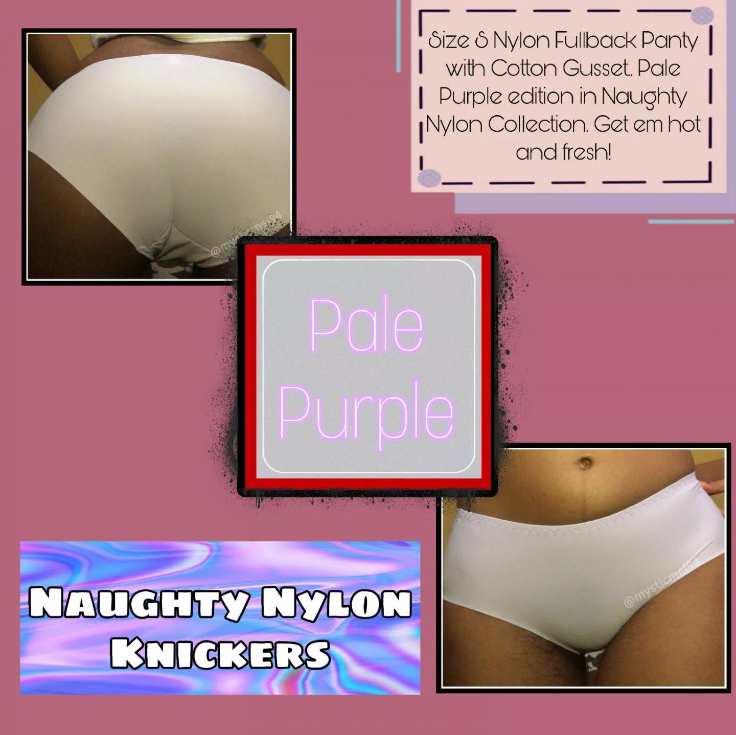 [selling] Size S Nylon panties that fit me so snuggly. Theyâ€™re sure to smell like me when you receive them! Add ons are available! ðŸ±ðŸ’‹