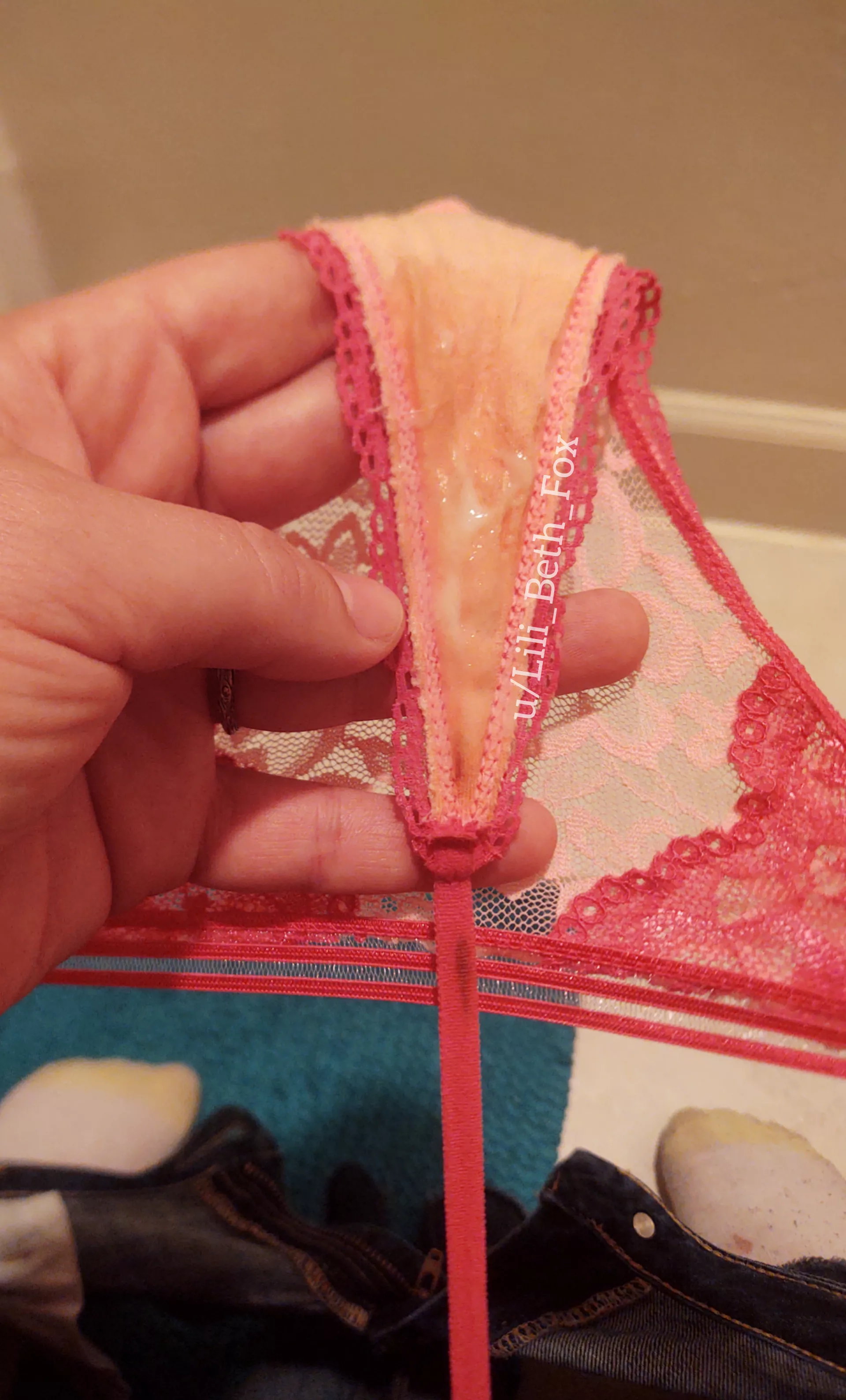 [Selling] So many sights and smells in one tiny g-string! 💖 Kik Lili_Beth_Fox 💝 This pair available!