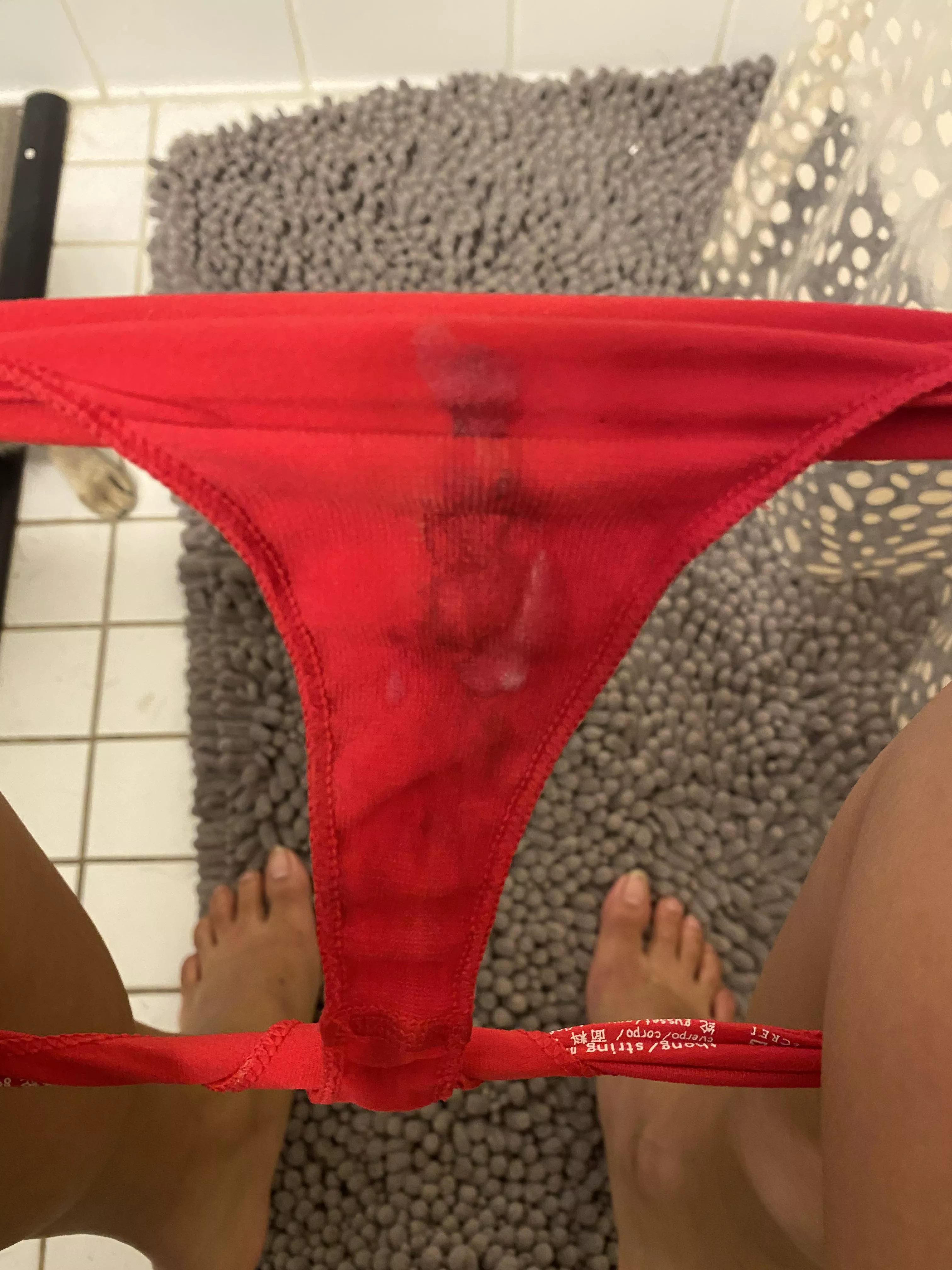 [selling] [sweaty] [Florida] [small] ✨ dirty and smelly red thong available! ✨ worn 5 days, more days coming! ✨ accepting cashapp, venmo, bitcoin ✨ kik poisonpeach_ ✨ contact me for more details loves!