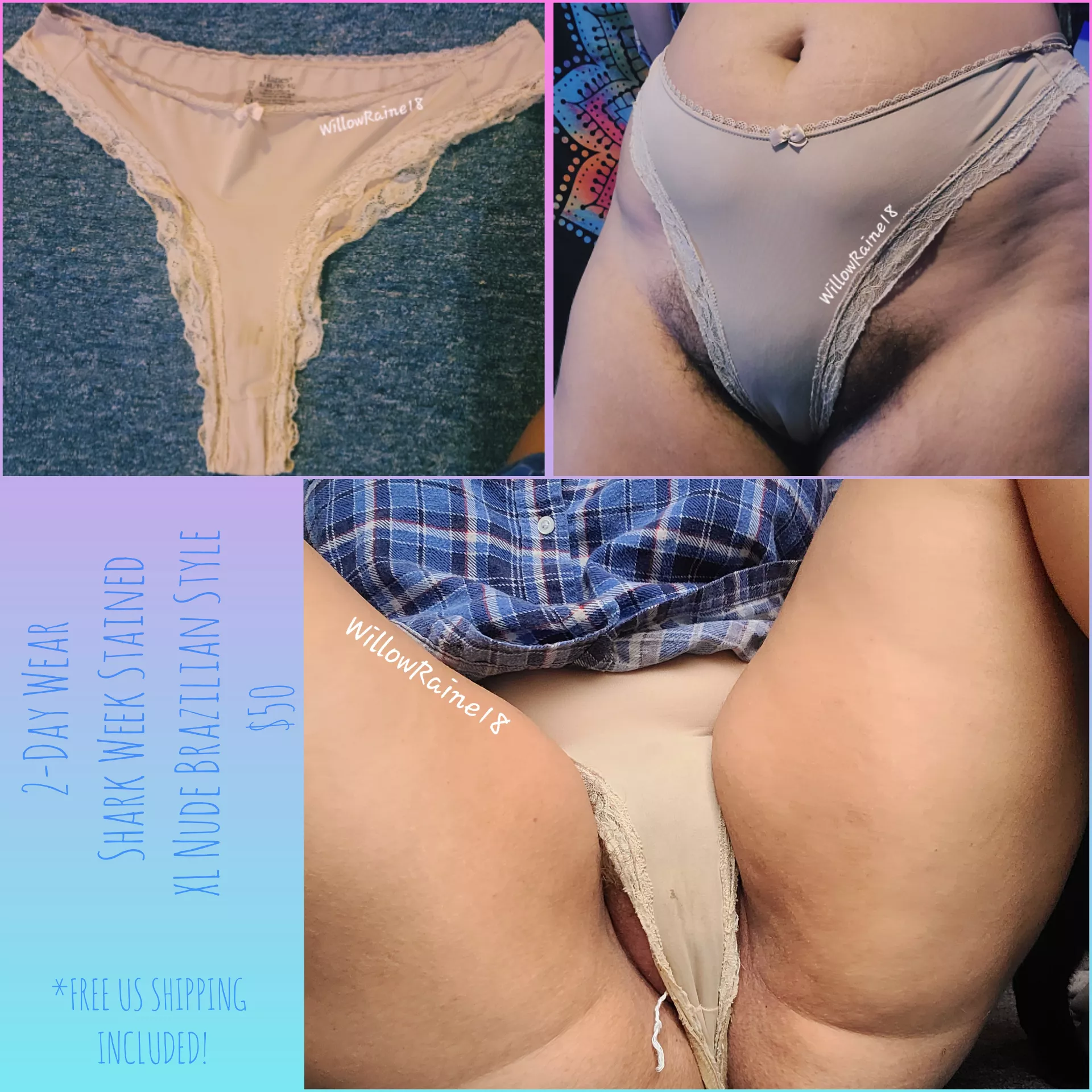 [SELLING]❗VERIFIED❗I LOVE making my panties nice and smelly just for you! 😋 Come taste and smell my sweet and sweaty juices now! 💦 INCLUDES FREE DISCREET US SHIPPING⚡[KIK] willow.raine18 [PTY][US]