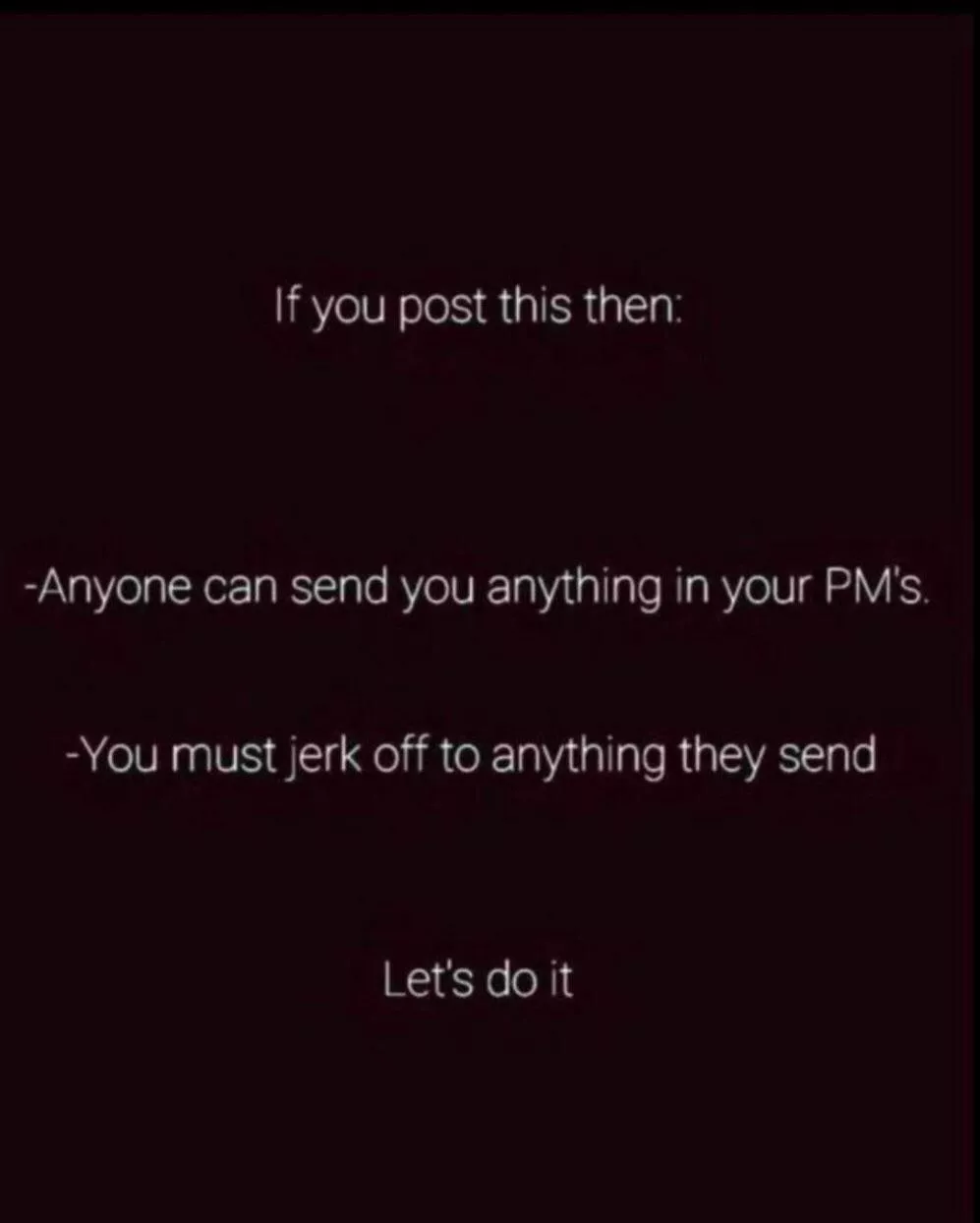 Send anything