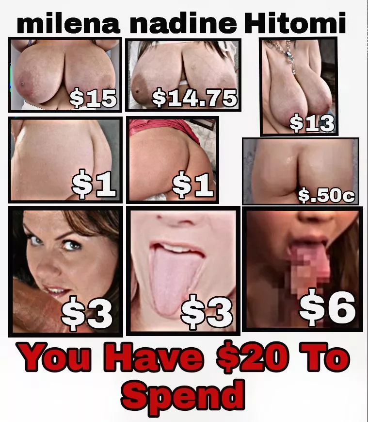 (Sex Store) You Have $20 To Spend