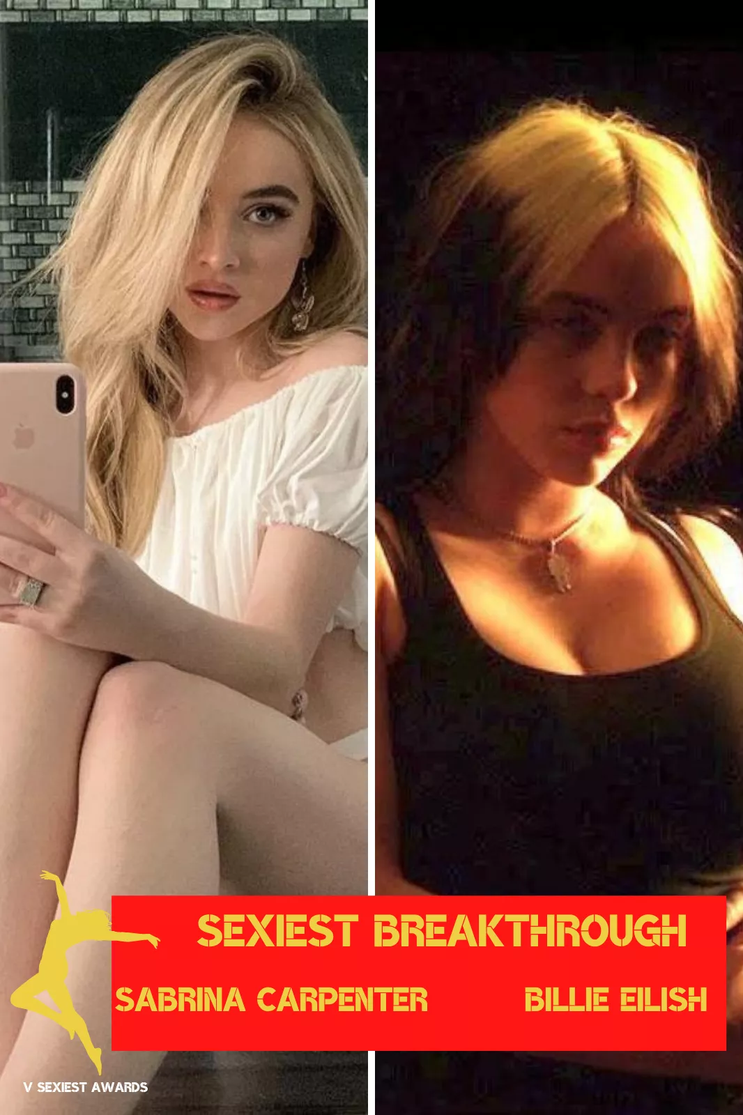 Sexiest Breakthrough: Sabrina Carpenter & Billie Eilish [V Sexiest Awards]