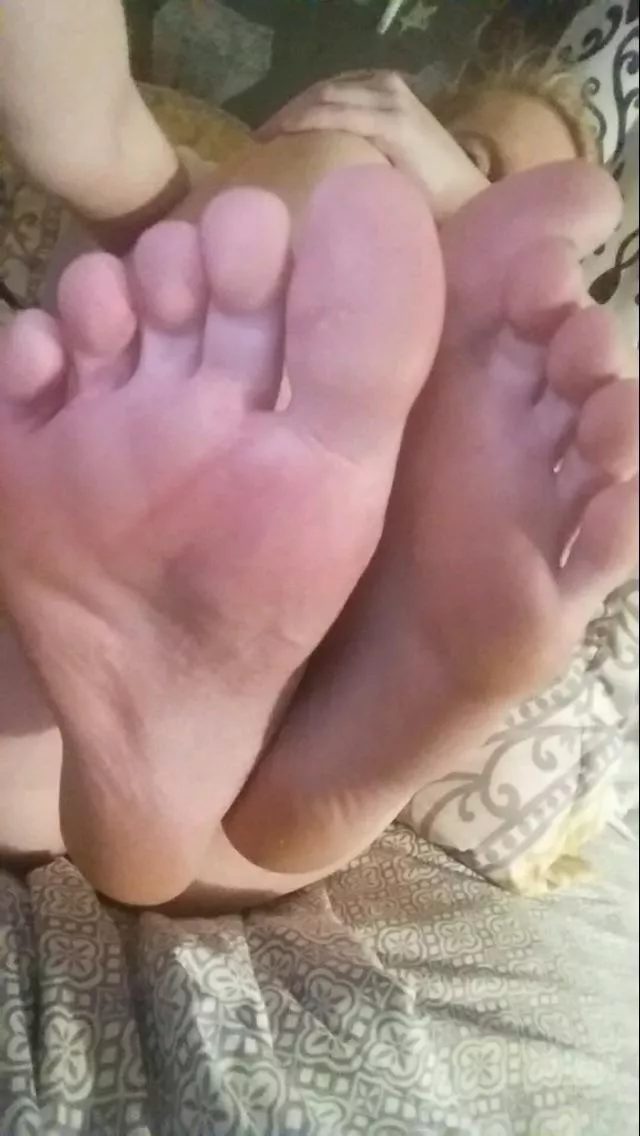 Sexy feet need sucking