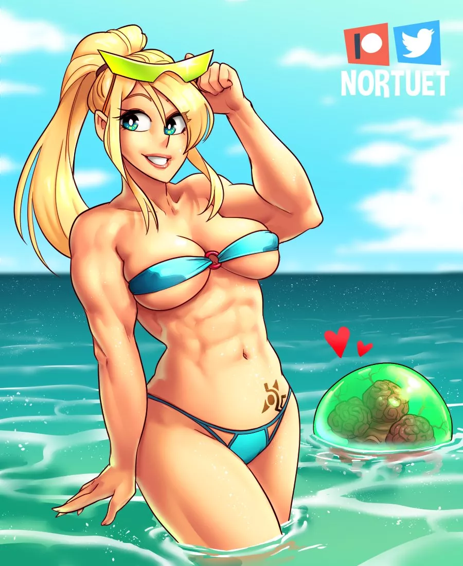 Sexy Summer Samus (Nortuet) [Metroid]