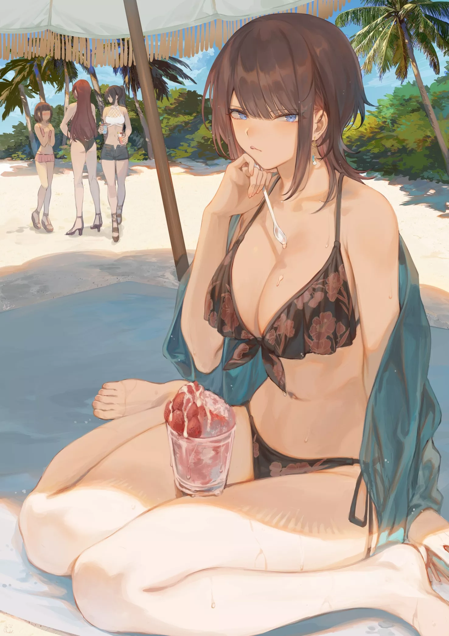 Shaved Ice at the Beach [Original]