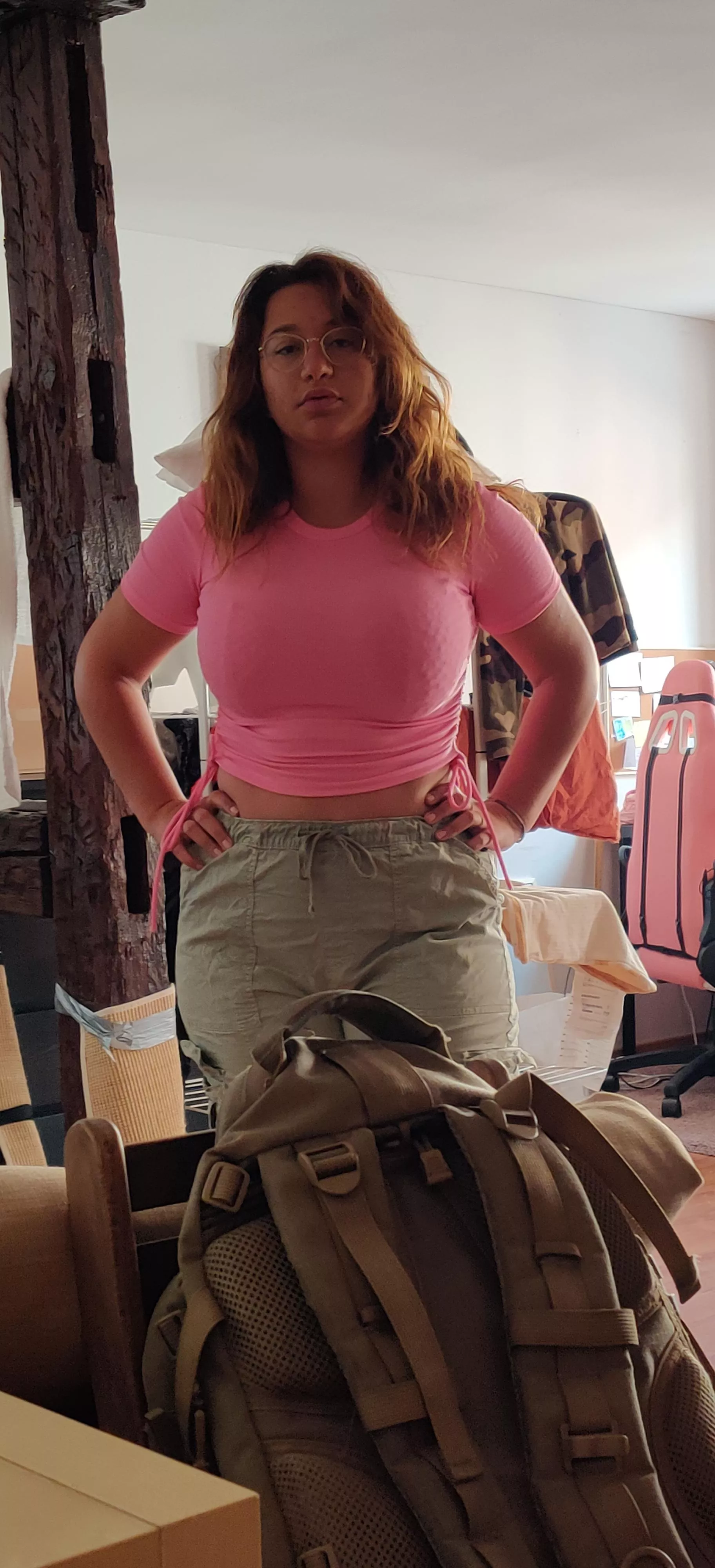 She bought that new pink top