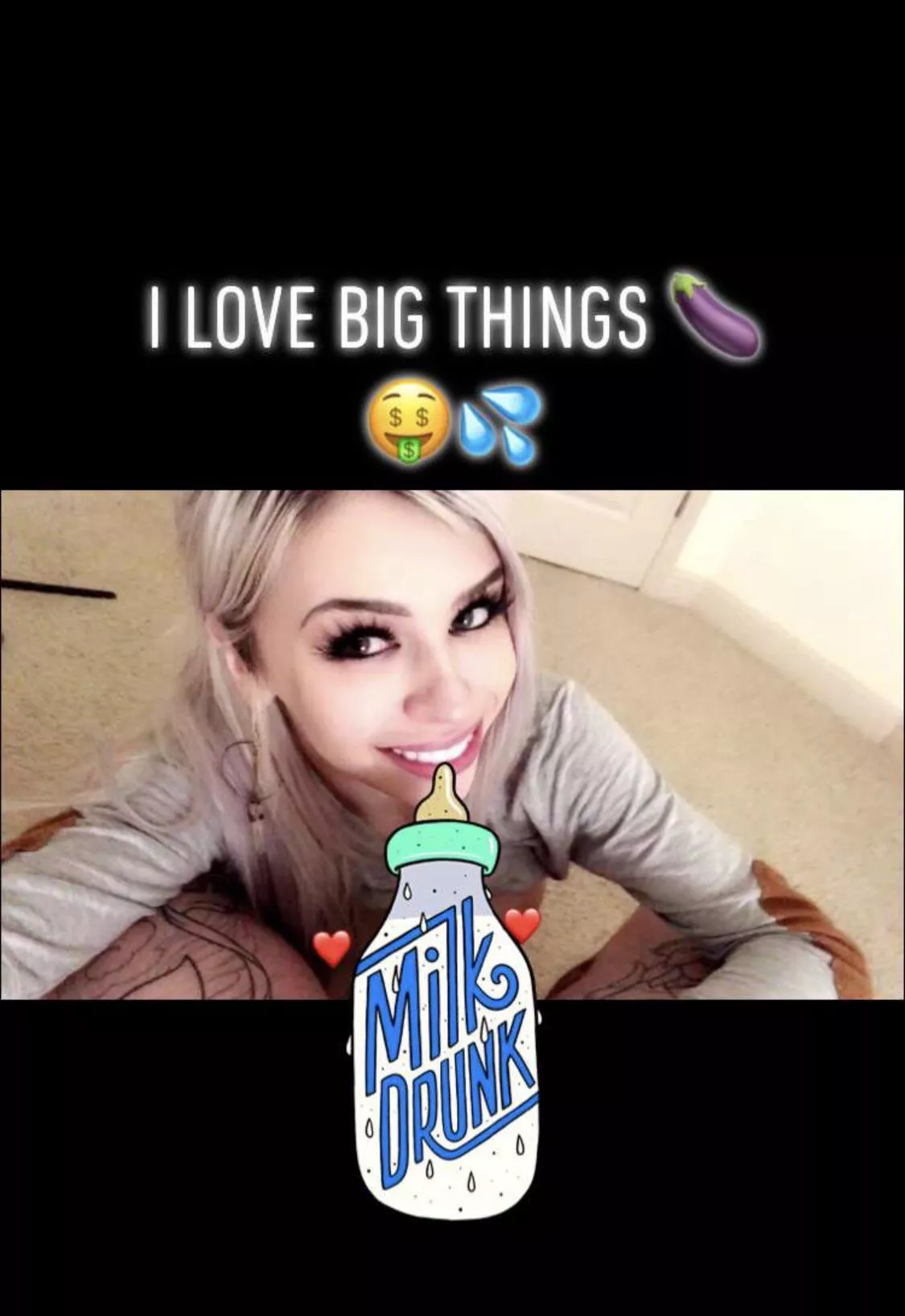 She loves big things, wish is why her content is so hugely disappointing.... also the guy isnâ€™t even big...