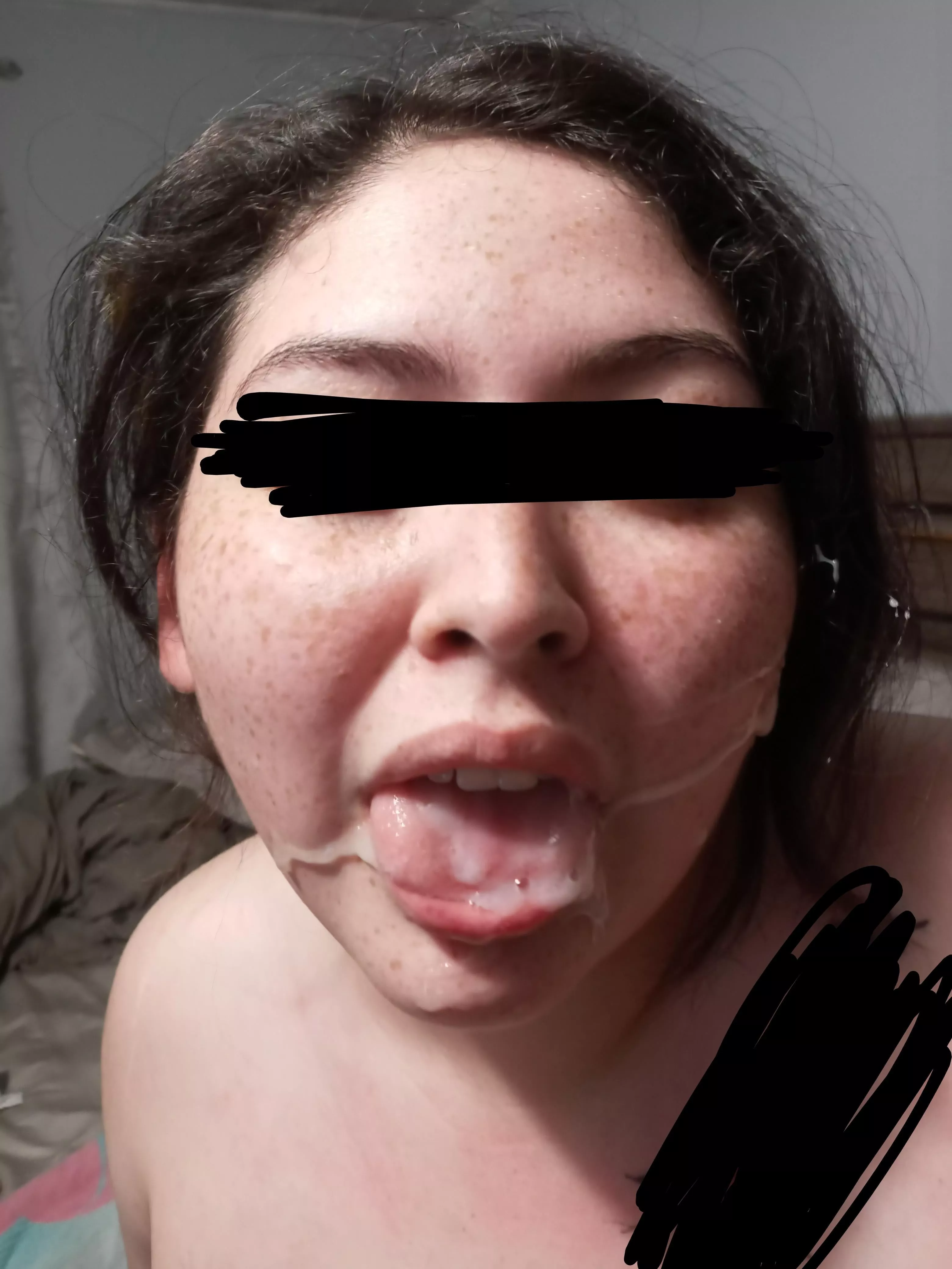 She loves sucking strange cock