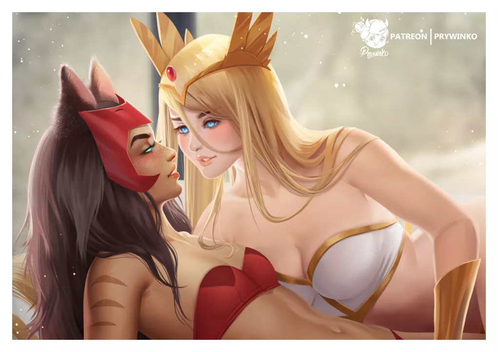 She-Ra+Catra by Prywinko