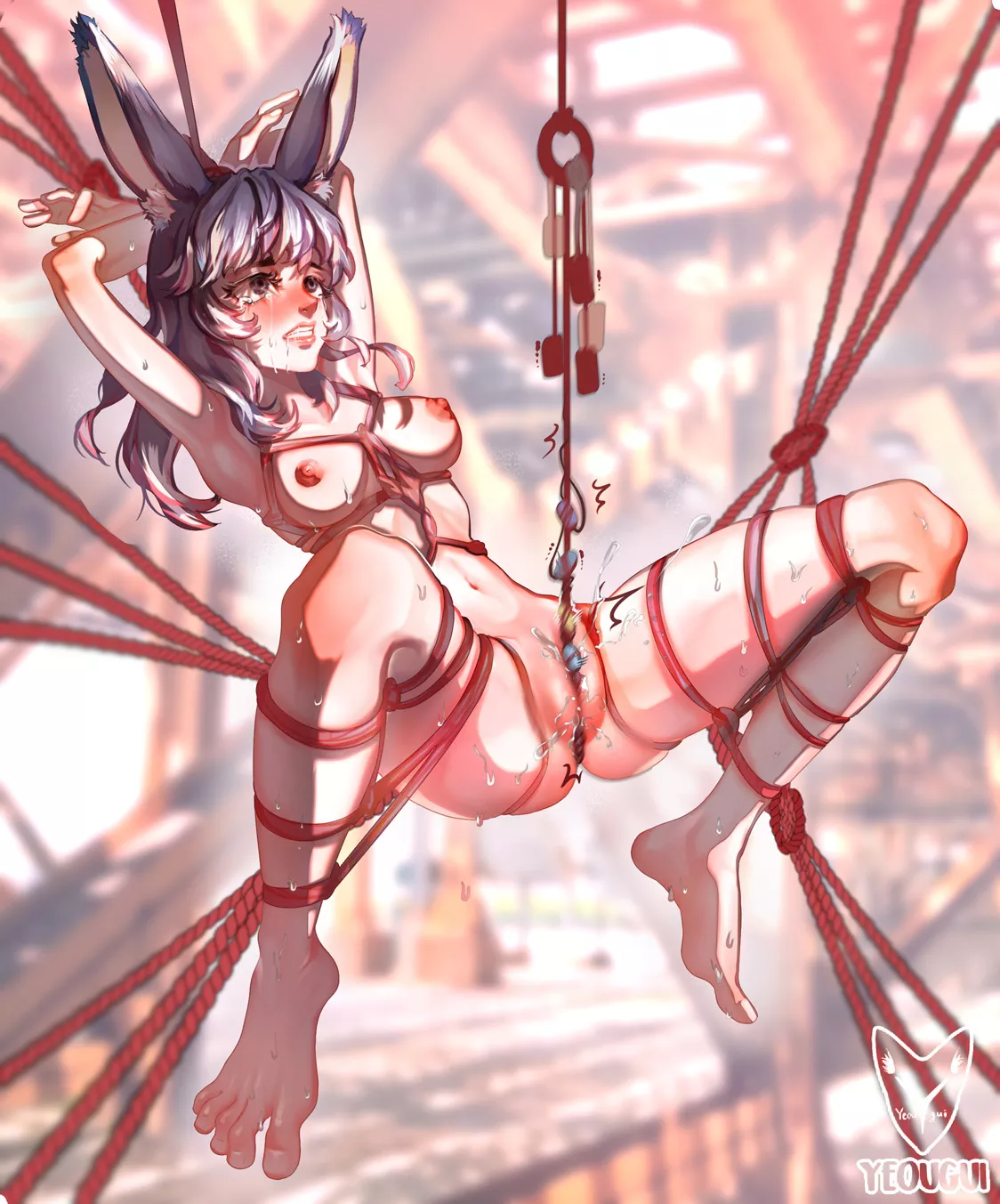 Shibari bunny