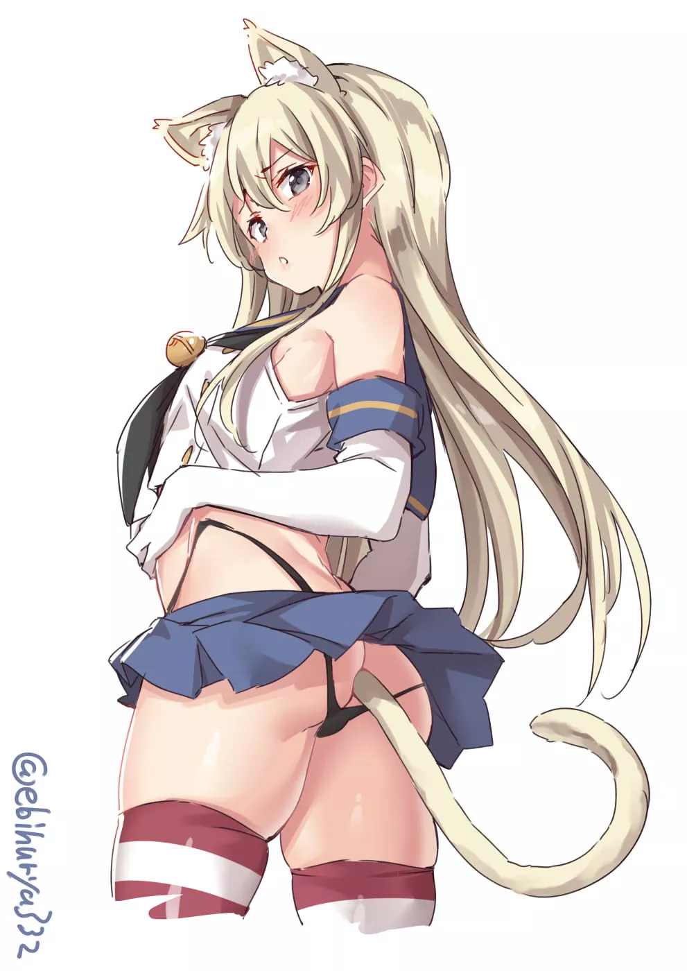 Shimakaze Cat Girl Tail