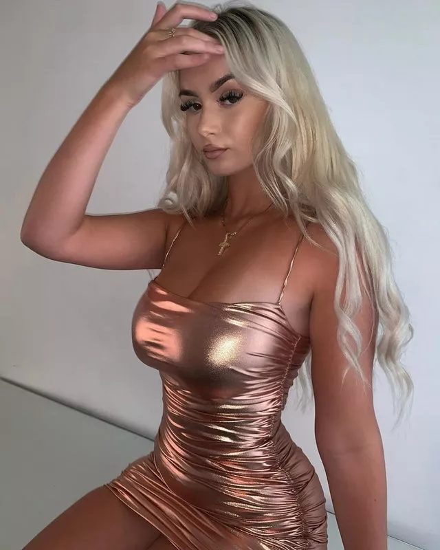 Shiny dress